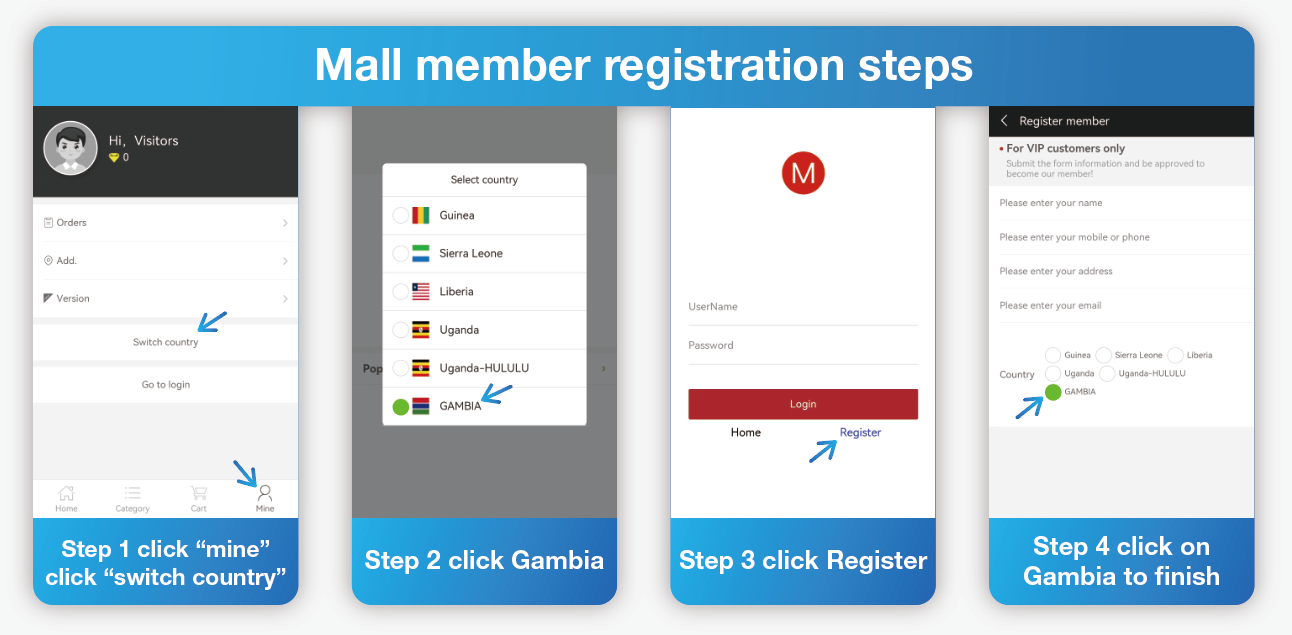 Registration Step